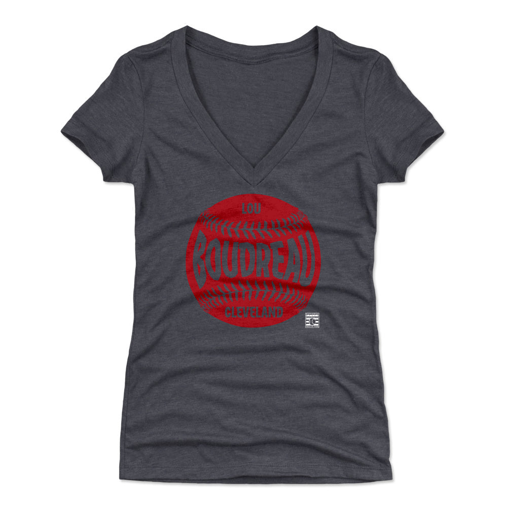 Lou Boudreau Women's V-Neck T-Shirt | 500 LEVEL