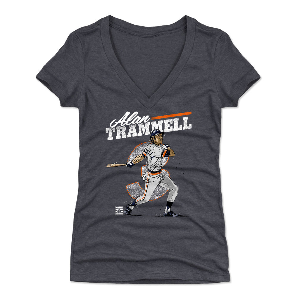 Alan Trammell Women&#39;s V-Neck T-Shirt | 500 LEVEL