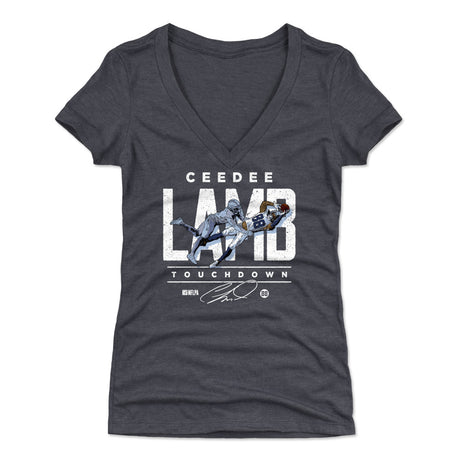 CeeDee Lamb Women's V-Neck T-Shirt | 500 LEVEL