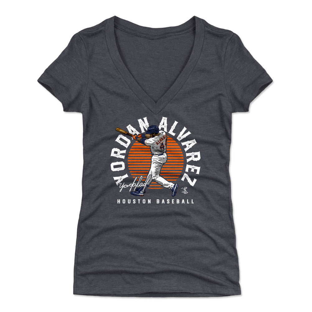 Yordan Alvarez Women's V-Neck T-Shirt | 500 LEVEL