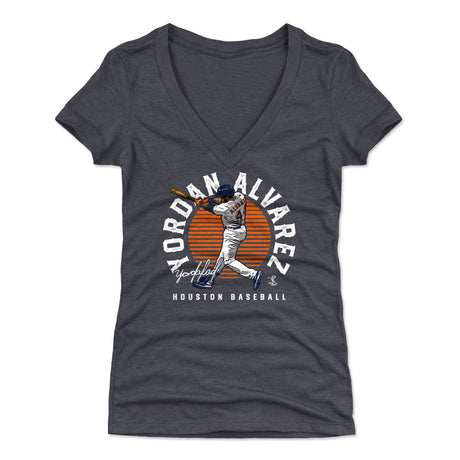 Yordan Alvarez Women's V-Neck T-Shirt | 500 LEVEL