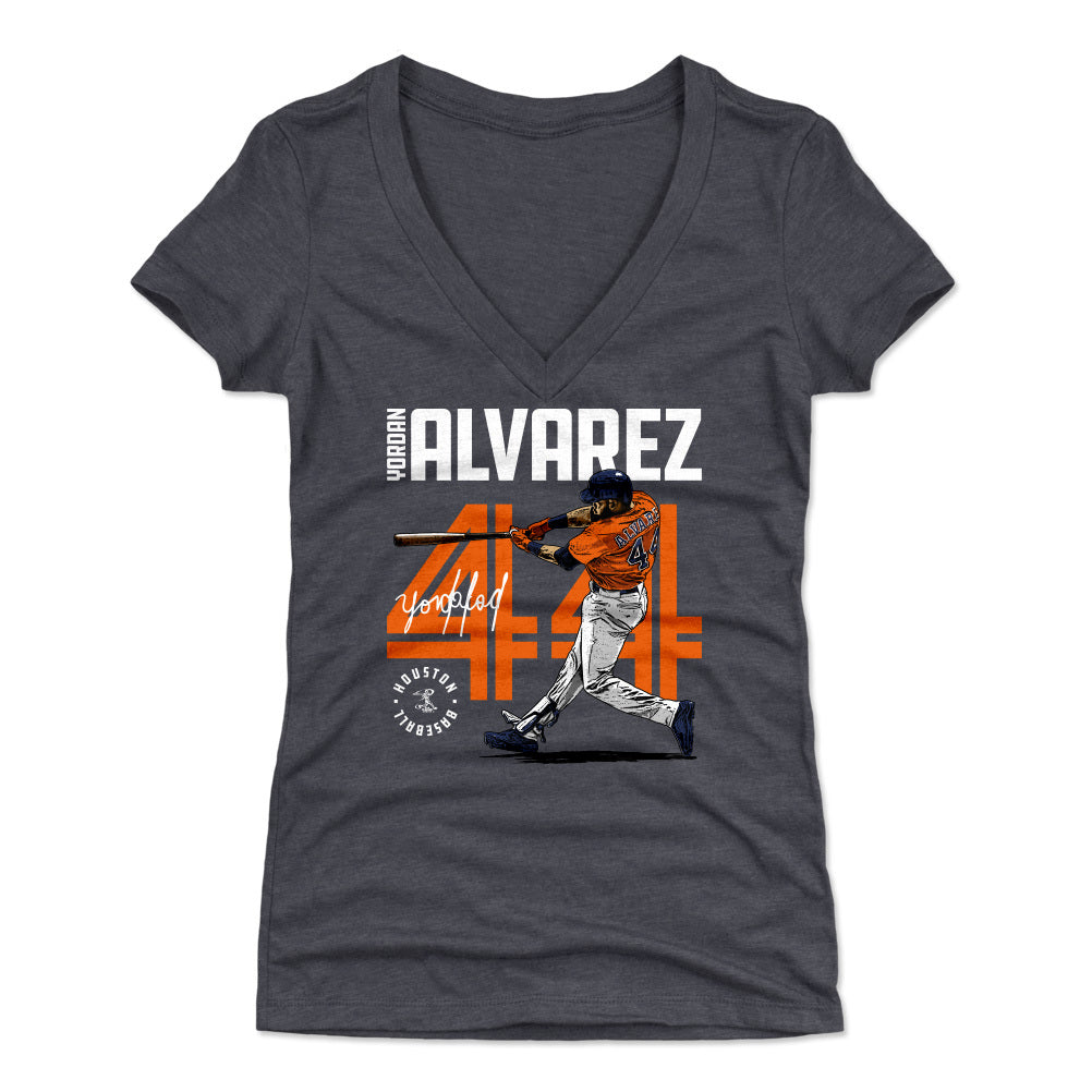 Yordan Alvarez Women's V-Neck T-Shirt | 500 LEVEL
