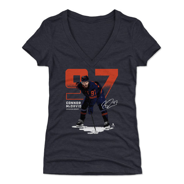 Connor McDavid Women's V-Neck T-Shirt | 500 LEVEL