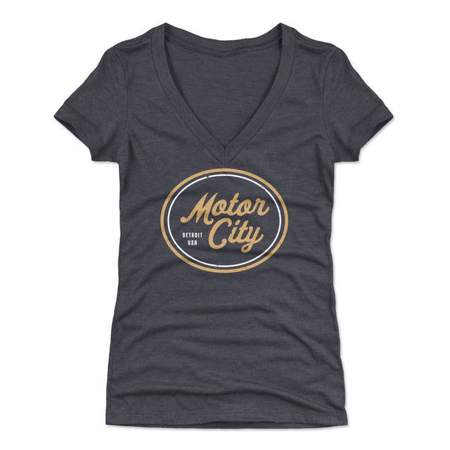 Detroit Women's V-Neck T-Shirt | 500 LEVEL