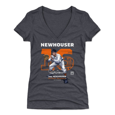 Hal Newhouser Women's V-Neck T-Shirt | 500 LEVEL