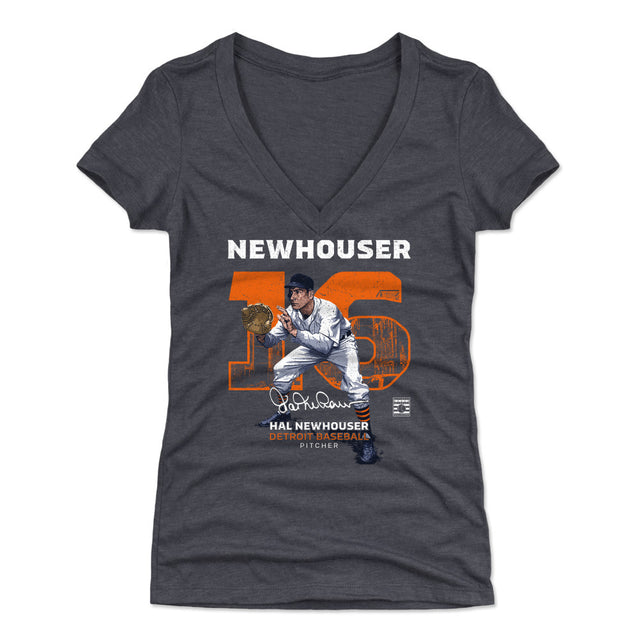 Hal Newhouser Women's V-Neck T-Shirt | 500 LEVEL