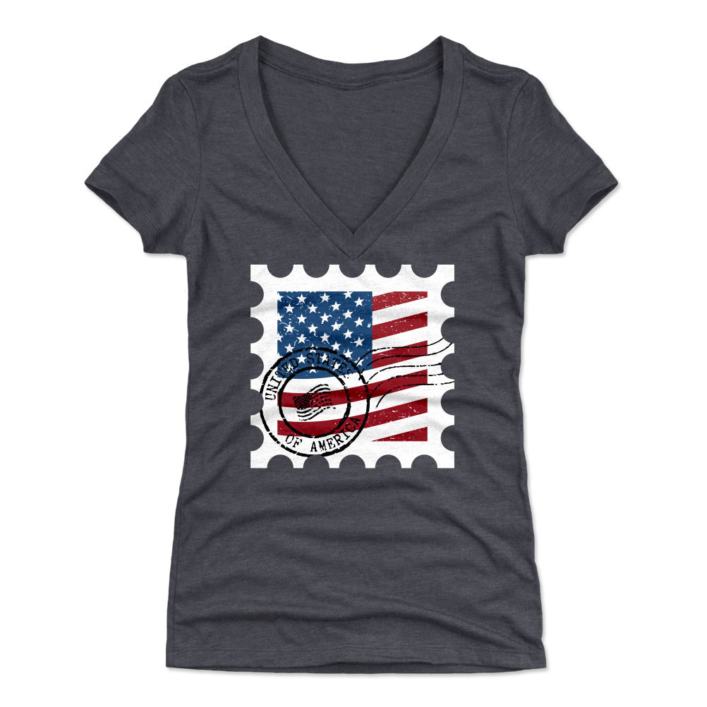 4th of July Women's V-Neck T-Shirt | 500 LEVEL