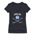 Chris Chelios Women's V-Neck T-Shirt | 500 LEVEL