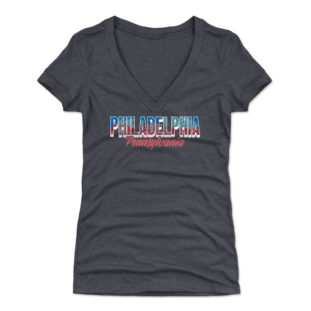 Philadelphia Women's V-Neck T-Shirt | 500 LEVEL