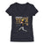 Christian Yelich Women's V-Neck T-Shirt | 500 LEVEL