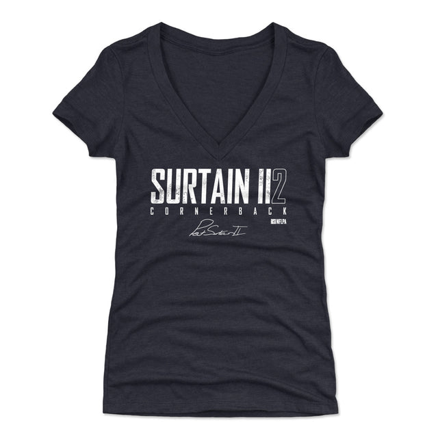 Patrick Surtain II Women's V-Neck T-Shirt | 500 LEVEL