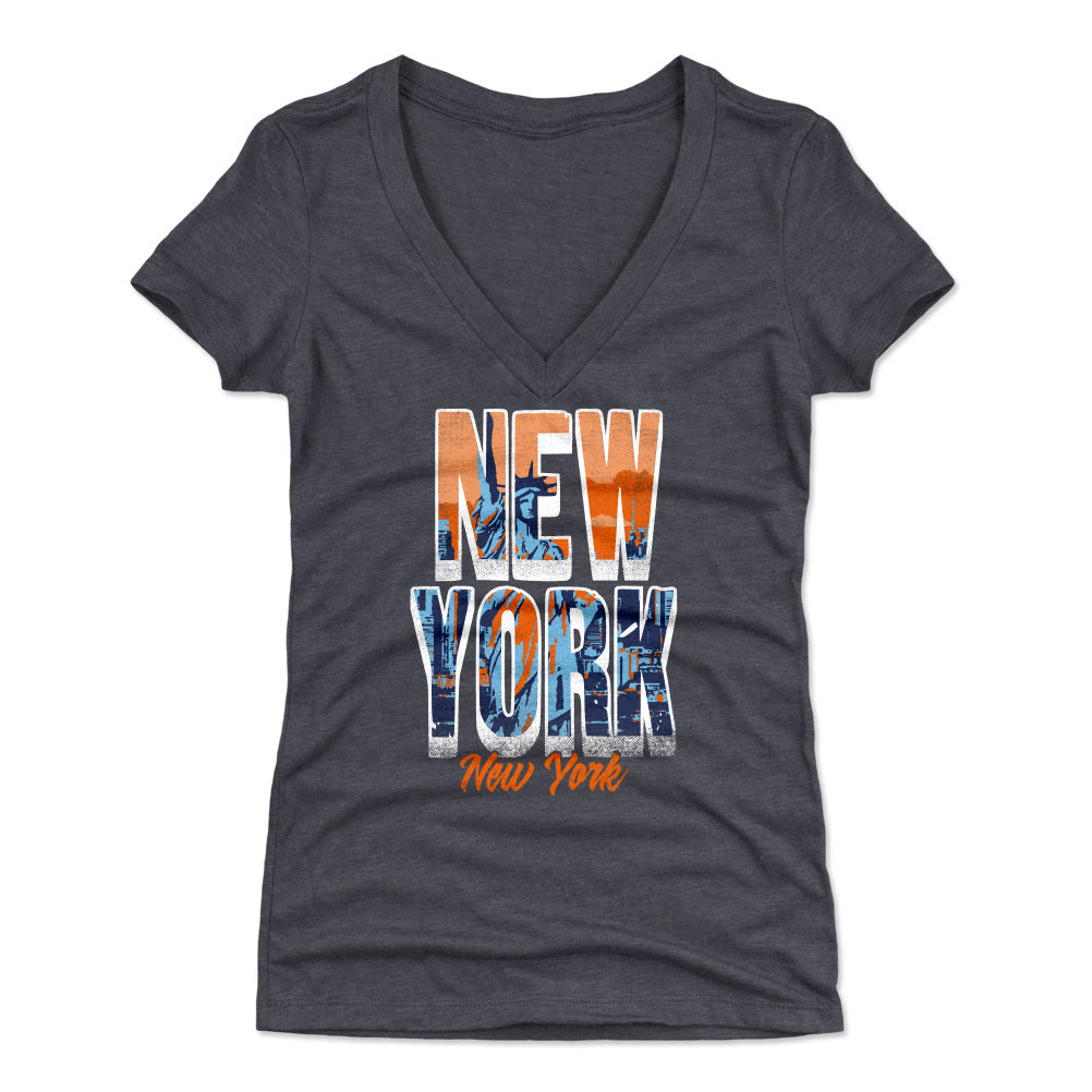 New York Women's V-Neck T-Shirt | 500 LEVEL