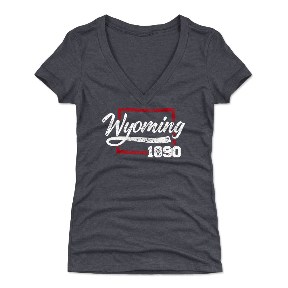 Wyoming Women's V-Neck T-Shirt | 500 LEVEL