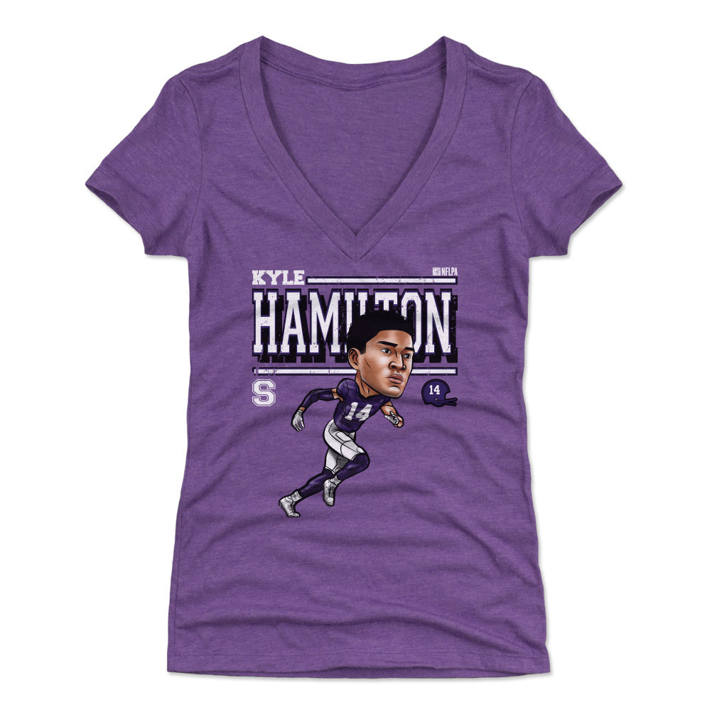 Kyle Hamilton Women's V-Neck T-Shirt | 500 LEVEL