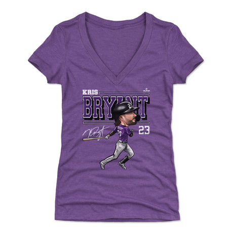 Kris Bryant Women's V-Neck T-Shirt | 500 LEVEL