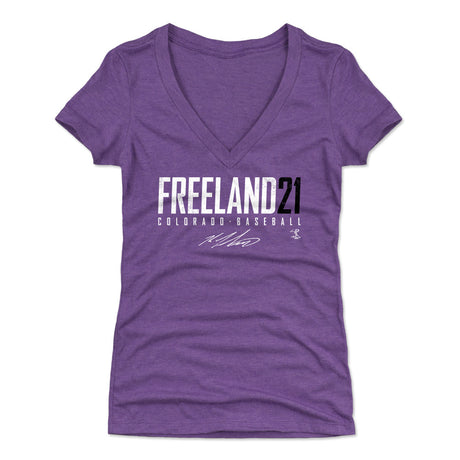Kyle Freeland Women's V-Neck T-Shirt | 500 LEVEL