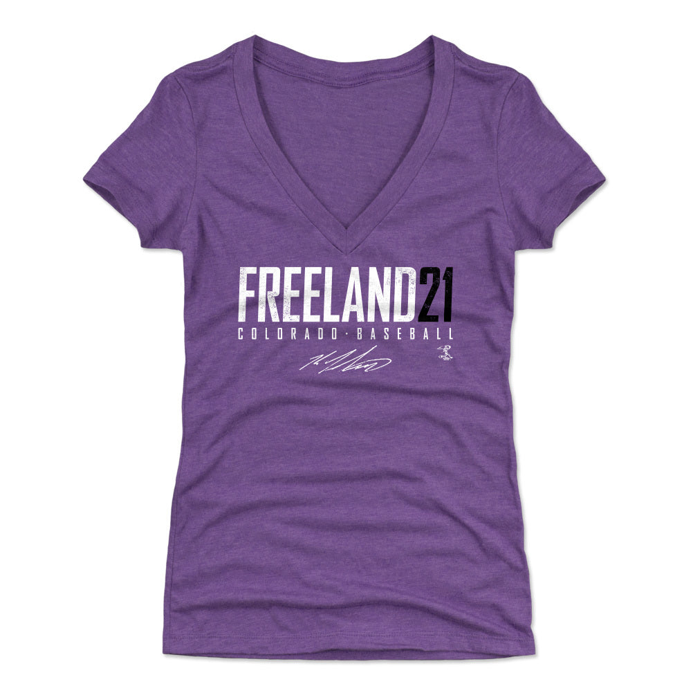 Kyle Freeland Women&#39;s V-Neck T-Shirt | 500 LEVEL