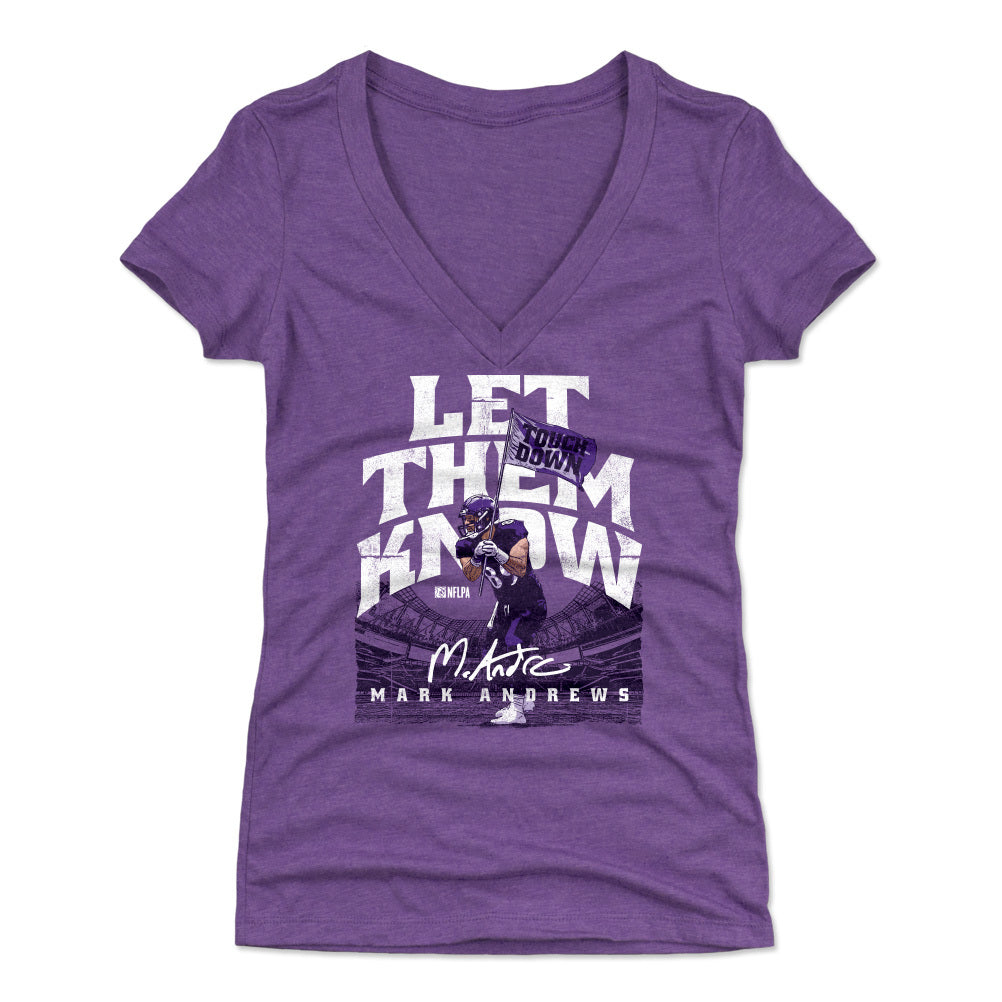 Mark Andrews Women's V-Neck T-Shirt | 500 LEVEL