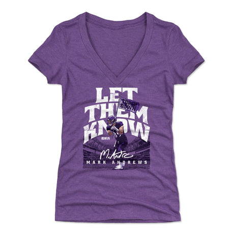 Mark Andrews Women's V-Neck T-Shirt | 500 LEVEL
