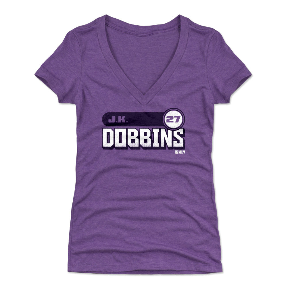 J.K. Dobbins Women&#39;s V-Neck T-Shirt | 500 LEVEL