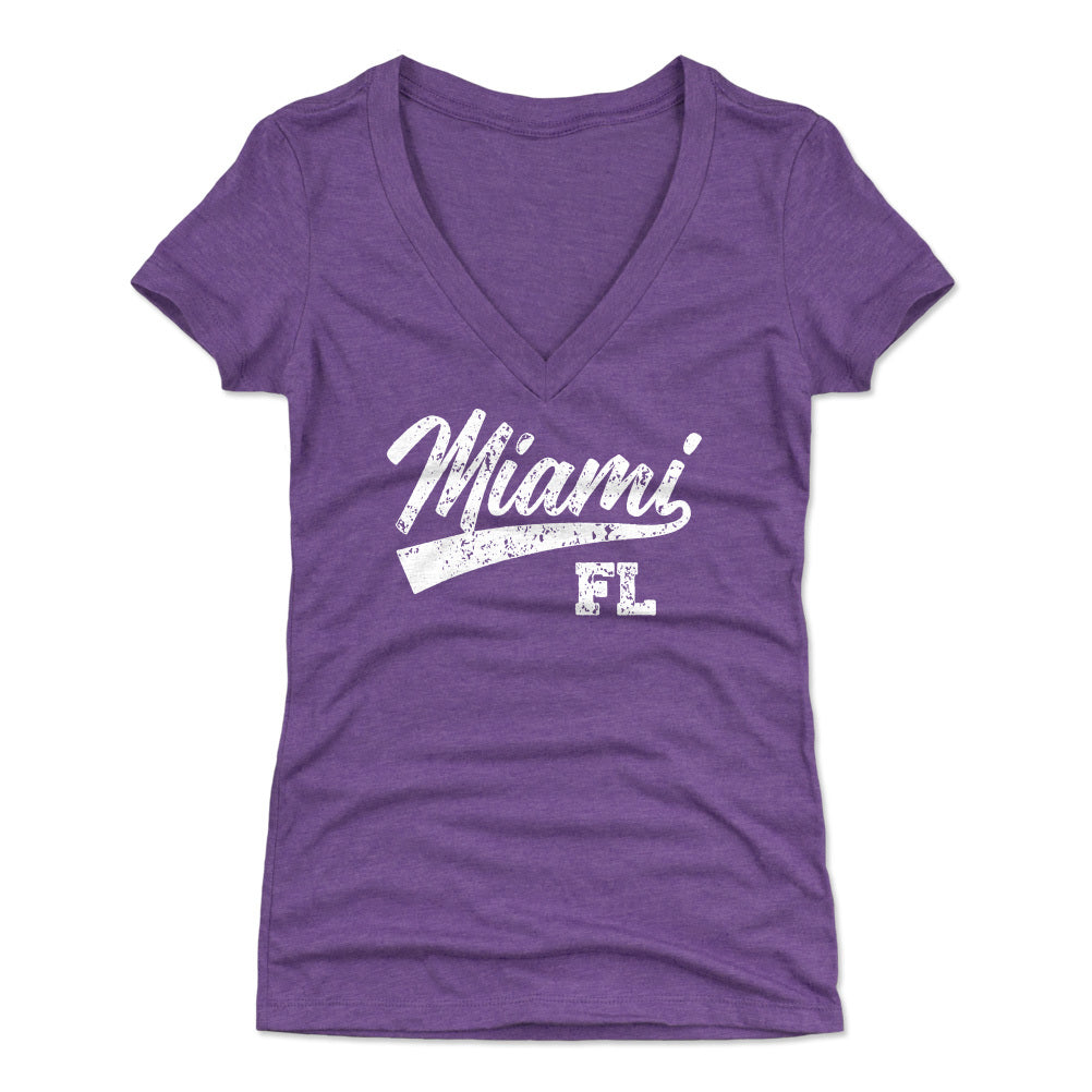 Miami Women's V-Neck T-Shirt | 500 LEVEL