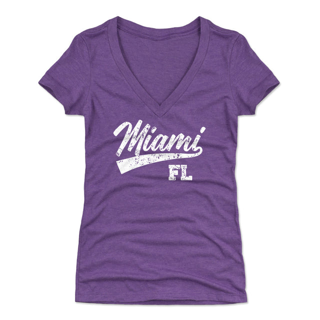 Miami Women's V-Neck T-Shirt | 500 LEVEL