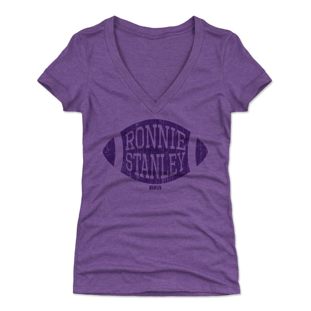 Ronnie Stanley Women's V-Neck T-Shirt | 500 LEVEL