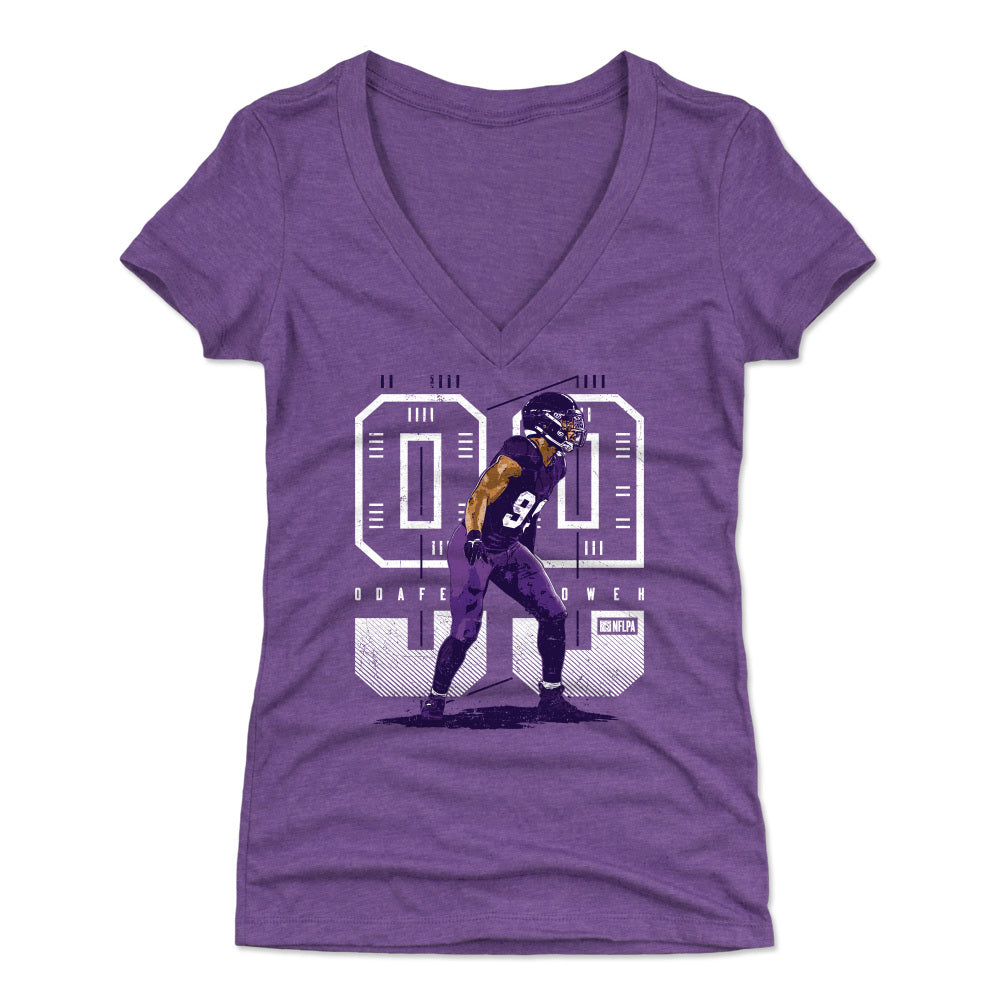 Odafe Oweh Women&#39;s V-Neck T-Shirt | 500 LEVEL