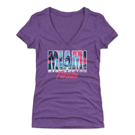 Miami Women's V-Neck T-Shirt | 500 LEVEL