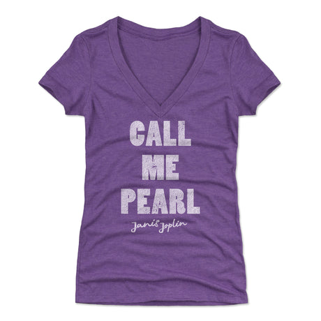 Janis Joplin Women's V-Neck T-Shirt | 500 LEVEL