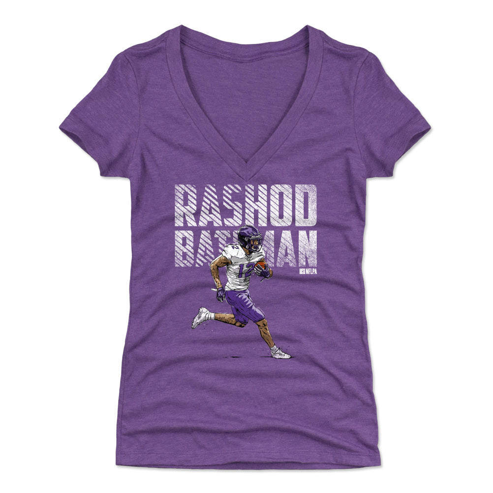 Rashod Bateman Women&#39;s V-Neck T-Shirt | 500 LEVEL