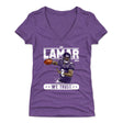Lamar Jackson Women's V-Neck T-Shirt | 500 LEVEL