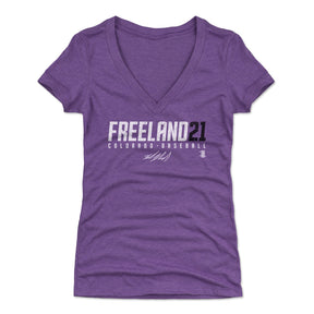 Kyle Freeland Women's V-Neck T-Shirt | 500 LEVEL
