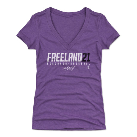 Kyle Freeland Women's V-Neck T-Shirt | 500 LEVEL