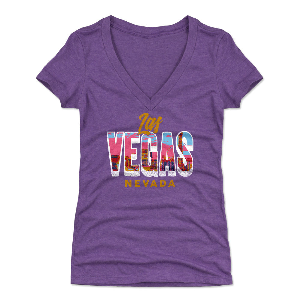 Las Vegas Women's V-Neck T-Shirt | 500 LEVEL