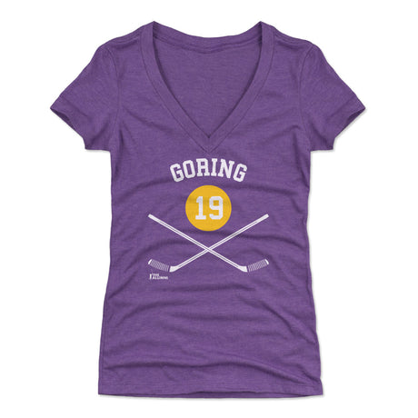 Butch Goring Women's V-Neck T-Shirt | 500 LEVEL