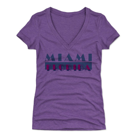 Miami Women's V-Neck T-Shirt | 500 LEVEL