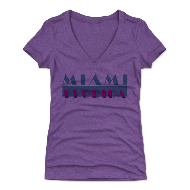 Miami Women's V-Neck T-Shirt | 500 LEVEL