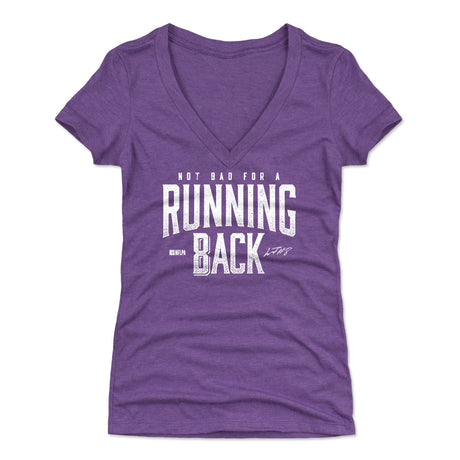 Lamar Jackson Women's V-Neck T-Shirt | 500 LEVEL