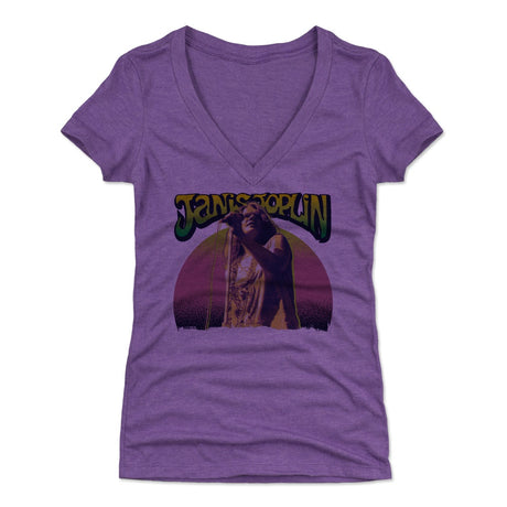 Janis Joplin Women's V-Neck T-Shirt | 500 LEVEL