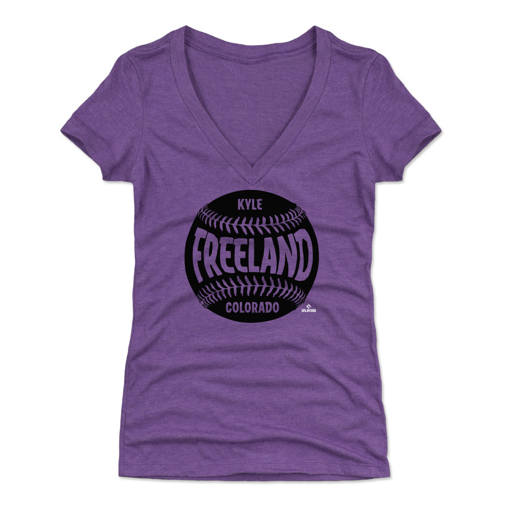 Kyle Freeland Women&#39;s V-Neck T-Shirt | 500 LEVEL