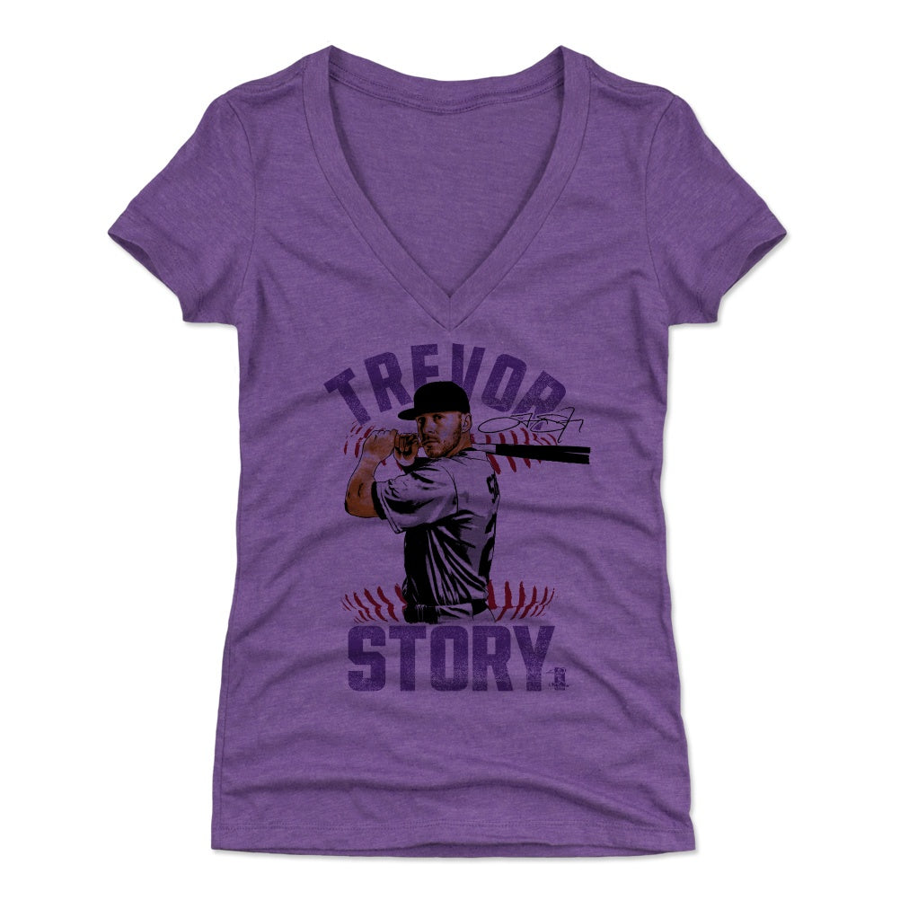 Trevor Story Women&#39;s V-Neck T-Shirt | 500 LEVEL