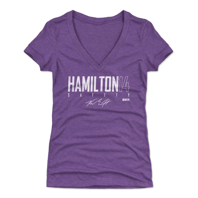 Kyle Hamilton Women's V-Neck T-Shirt | 500 LEVEL