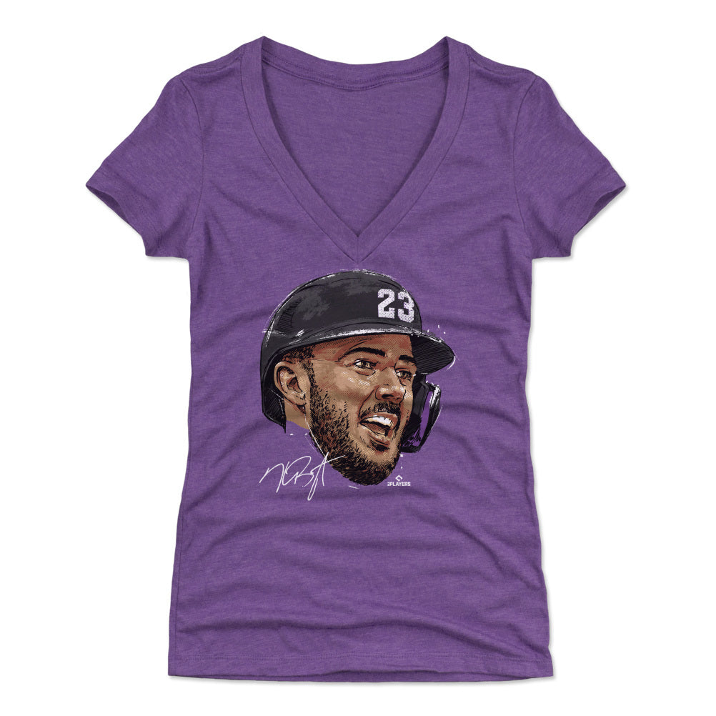Kris Bryant Women's V-Neck T-Shirt | 500 LEVEL