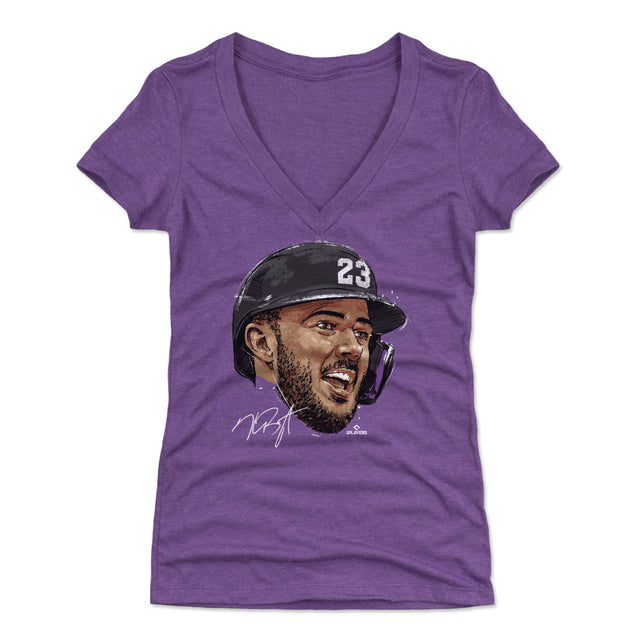 Kris Bryant Women's V-Neck T-Shirt | 500 LEVEL