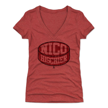 Nico Hischier Women's V-Neck T-Shirt | 500 LEVEL