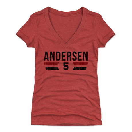 Morten Andersen Women's V-Neck T-Shirt | 500 LEVEL