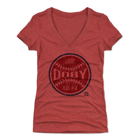Larry Doby Women's V-Neck T-Shirt | 500 LEVEL