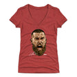 Travis Kelce Women's V-Neck T-Shirt | 500 LEVEL