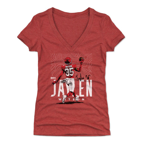 Jaylen Watson Women's V-Neck T-Shirt | 500 LEVEL